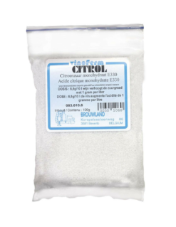 Acide Citrique pour Brassage et Vinification – Correcteur de pH et Stabilisant en Poudre