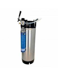 Kit de Démarrage Beerstream avec Fût de Soda 19L - Pack Complet de Tirage pour Cylindre CO2 Sodastream