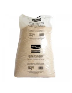 Brewferm Coques de Riz (Paille de Riz) – Aide à la Filtration Naturelle pour Brassage de Bière