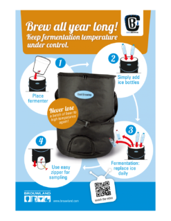 Cool Brewing Sac – Sac Isotherme de Contrôle de Température pour Fût de Fermentation 30L -AUTO BRASSEUR cool brewing sac 6