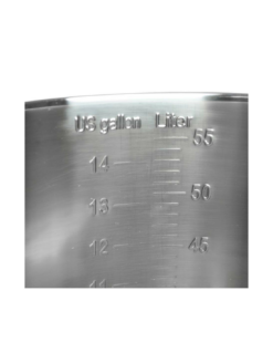 Cuve de Fermentation Conique 55L Brew Monk™ - Inox AISI 304 avec Raccords Tri-Clamp -AUTO BRASSEUR cuve de fermentation 55l en inox brew monk 5