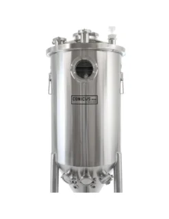 Conicus Pro 55L Stainless Steel Conical Fermenter – Pressure Rated with 3-Inch Sight Glass -AUTO BRASSEUR cuve de fermentation 55l en inox conicus pro 4