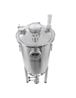 Conicus Pro 55L Stainless Steel Conical Fermenter – Pressure Rated with 3-Inch Sight Glass -AUTO BRASSEUR cuve de fermentation 55l en inox conicus pro 5