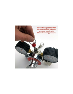 Kegland MK4 - Détendeur CO2 et Multi-gaz Type 30 à Double Jauge avec Raccord duotight -AUTO BRASSEUR detendeur mk4 gaz co2 et multi gaz a double jauge 3