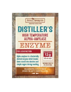 Enzyme Alpha-amylase 12g - Liquéfaction de l'Amidon pour Brassage et Distillation