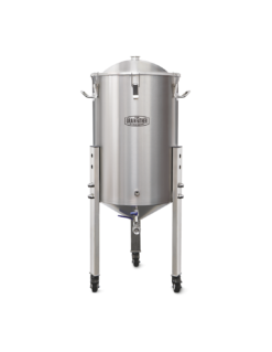 Grainfather SF70 – Fermenteur Conique 70L en Acier Inoxydable 304 avec Pieds Réglables et Roulettes