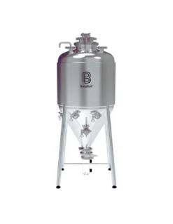 BrewBuilt® X3 Fermenteur Conique Uni à Double Enveloppe 144 L - Acier Inoxydable 304 Poli Miroir