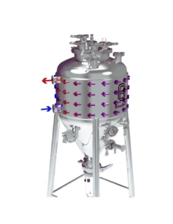 BrewBuilt® X3 Fermenteur Conique Uni à Double Enveloppe 144 L - Acier Inoxydable 304 Poli Miroir -AUTO BRASSEUR fermenteur conique uni a double enveloppe brewbuilt x3 144 l 3