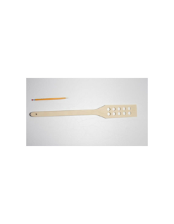 Fourquet de Brassage en Bois de Hêtre 60 cm – Spatule Traditionnelle à 10 Trous -AUTO BRASSEUR fourquet bois 60 cm 2