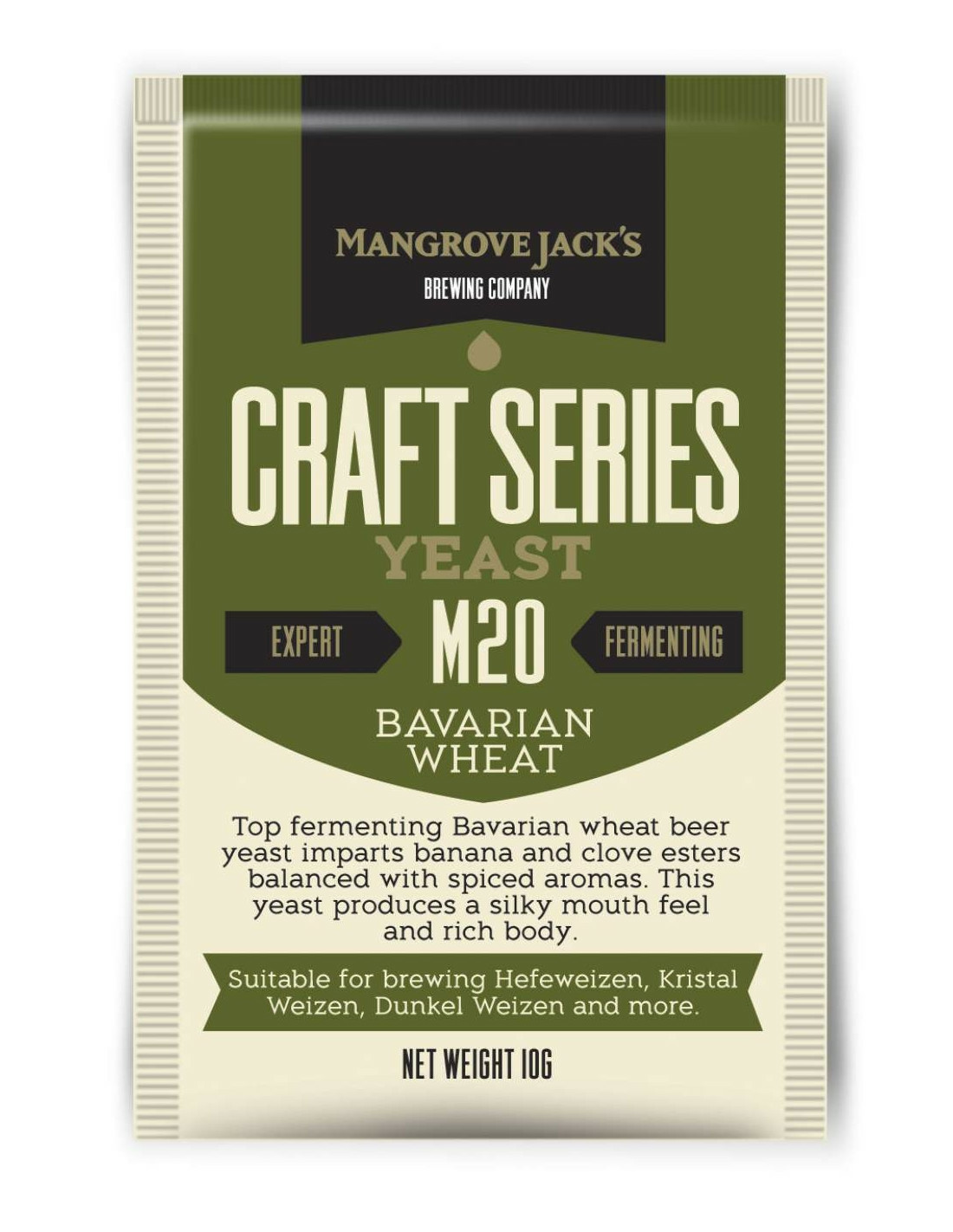 Levure Bavarian Wheat M20 – Levure Sèche pour Bières Blanches et Weizen – 11g 1 Levure Bavarian Wheat M20 – Levure Sèche pour Bières Blanches et Weizen – 11g