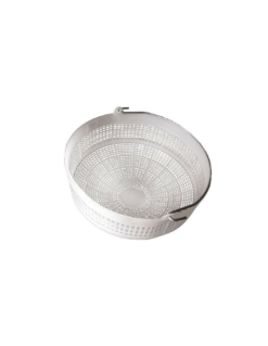 Passoire de Brassage 27 cm en Plastique Blanc avec Anse Métallique