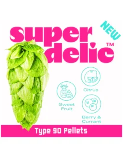 Superdelic™ (NZ) Houblon en Pellets - Arômes Fruits Rouges et Tropicaux (9-10,5% AA) -AUTO BRASSEUR superdelic nz 2