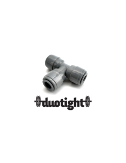 Duotight 9.5mm (3/8") Black and Grey – Double O-Ring High-Pressure T-Piece Quick Connect