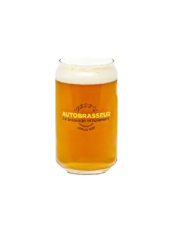 Autobrasseur Verre 50cl Hommage Ludovic Willay – Style Canette Sérigraphié